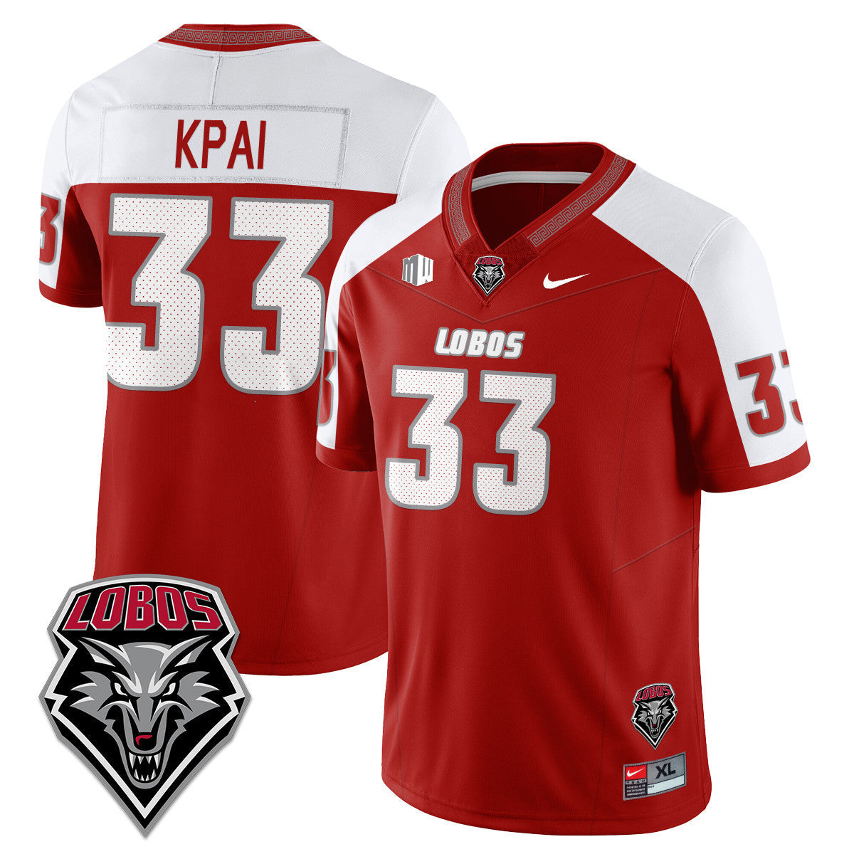 Men's UNM Lobo Football 2025 Jersey - All Stitched