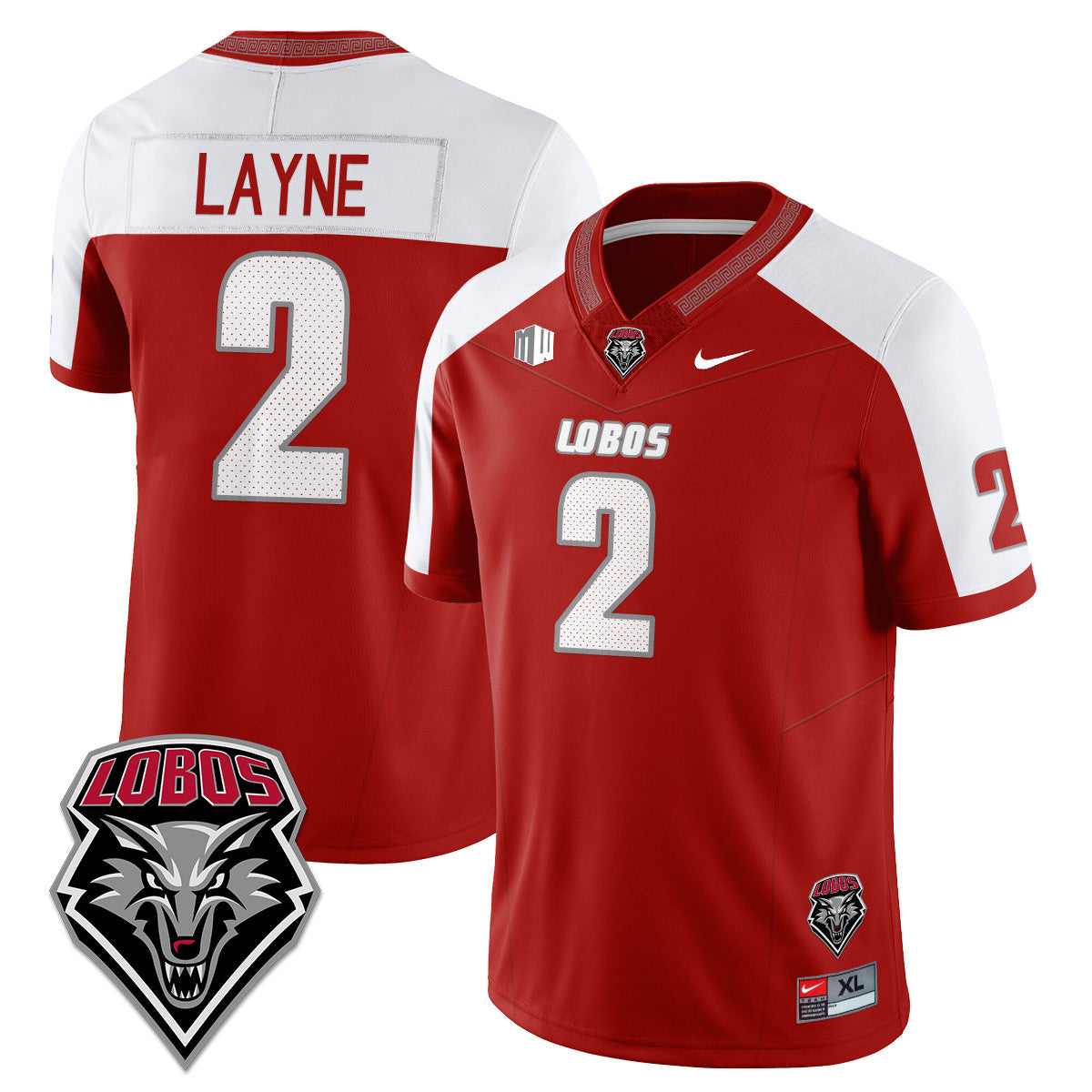 Men's UNM Lobo Football 2025 Jersey - All Stitched
