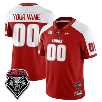 Men's UNM Lobo Football 2025 Jersey - All Stitched