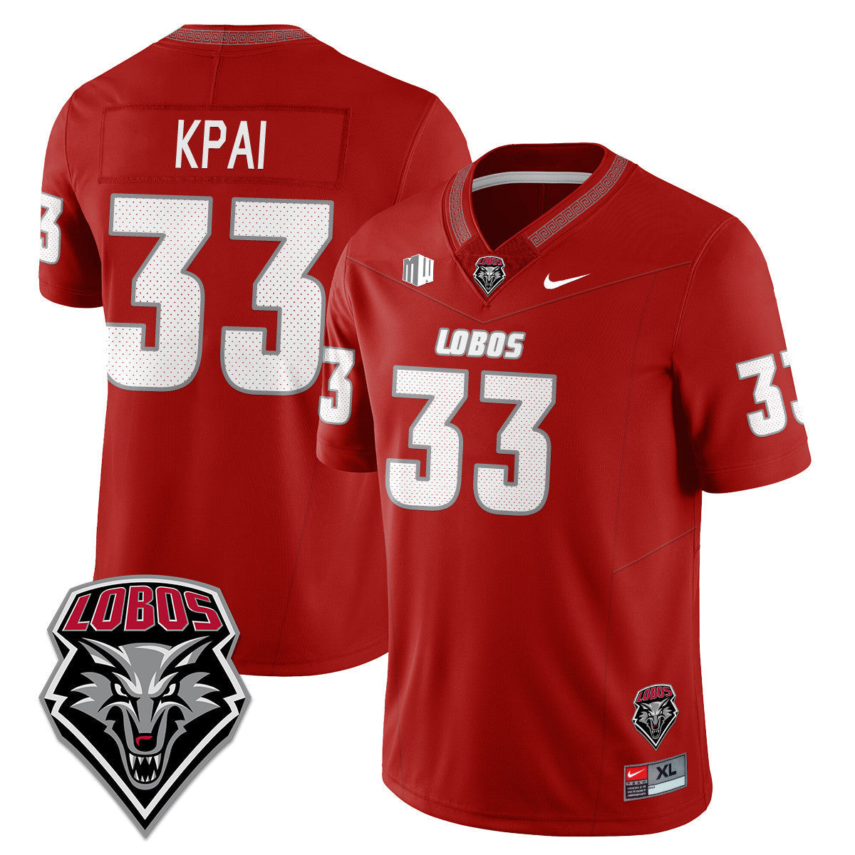 Men's UNM Lobo Football 2025 Jersey - All Stitched