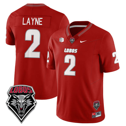 Men's UNM Lobo Football 2025 Jersey - All Stitched