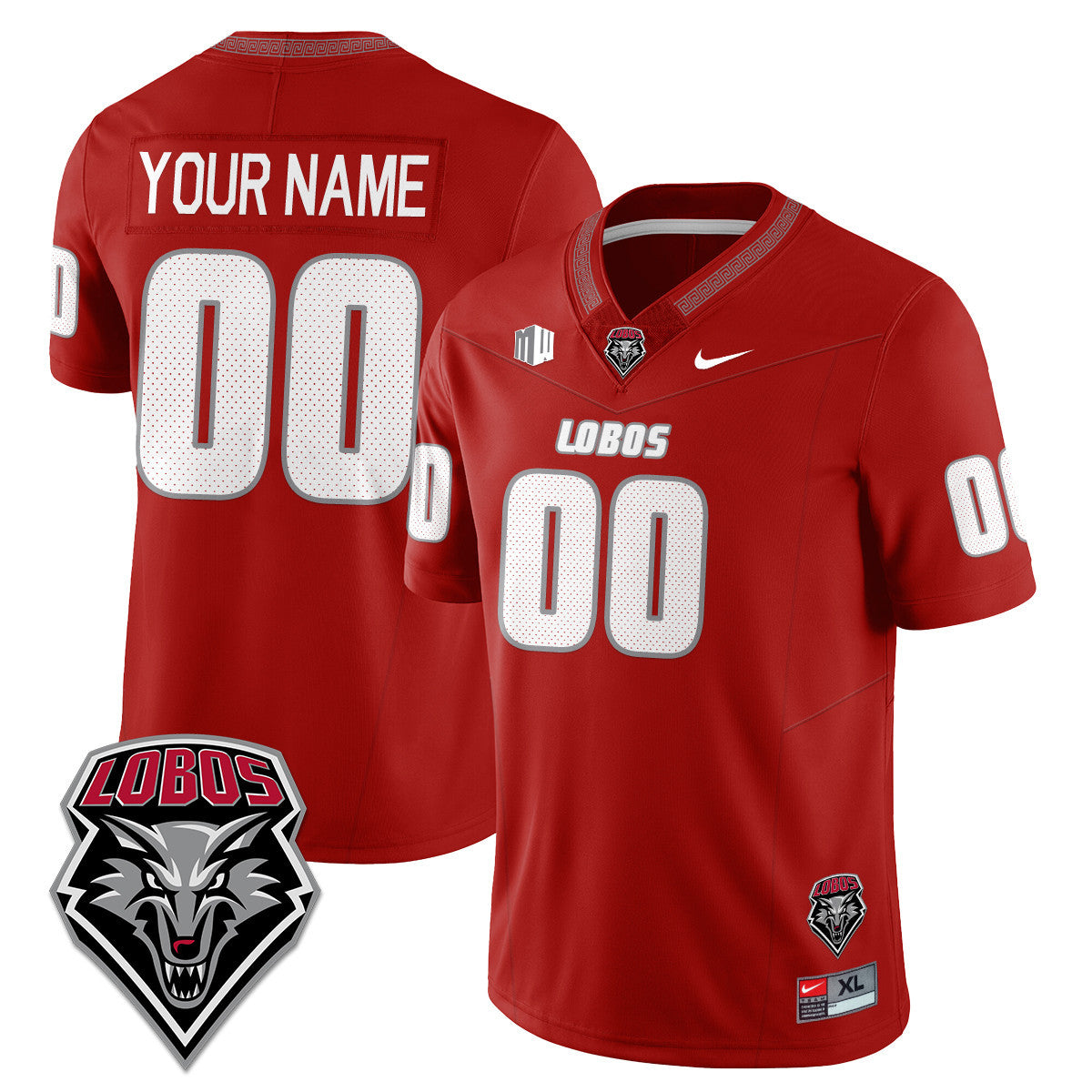 Men's UNM Lobo Football 2025 Jersey - All Stitched