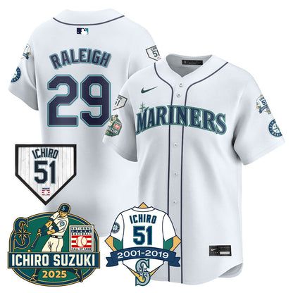 Seattle Mariners Ichiro Number Retirement Jersey - All Stitched