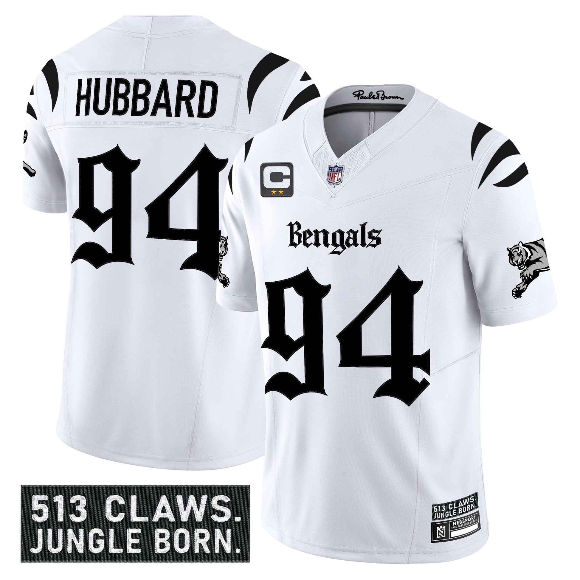 Men's Cincinnati Bengals 'Gothic Jungle Shadows Edition' Vapor Limited Jersey - All Stitched