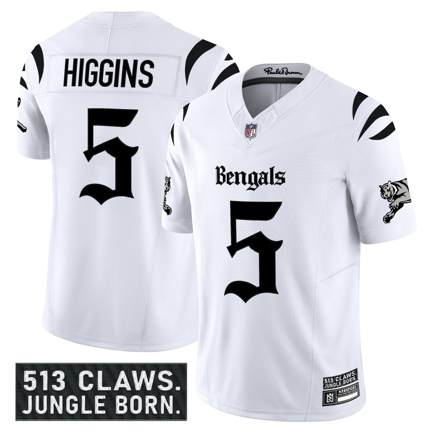 Men's Cincinnati Bengals 'Gothic Jungle Shadows Edition' Vapor Limited Jersey - All Stitched