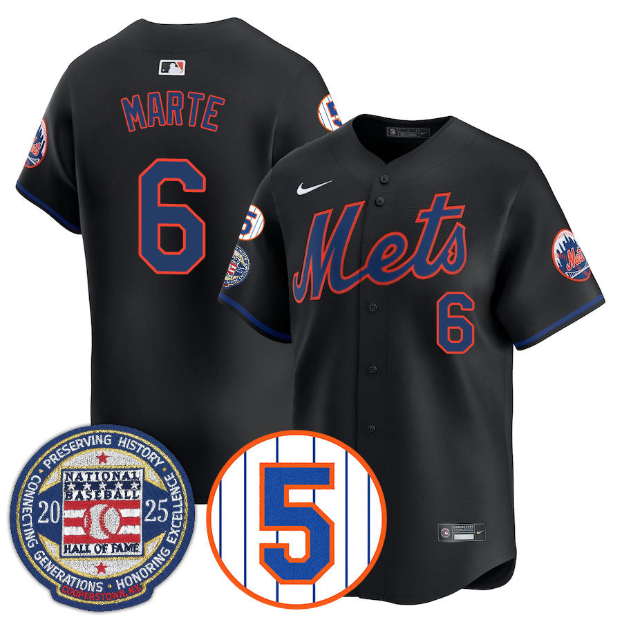 Men's New York Mets Number Retirement & Hall of Fame Gold Jersey - All Stitched