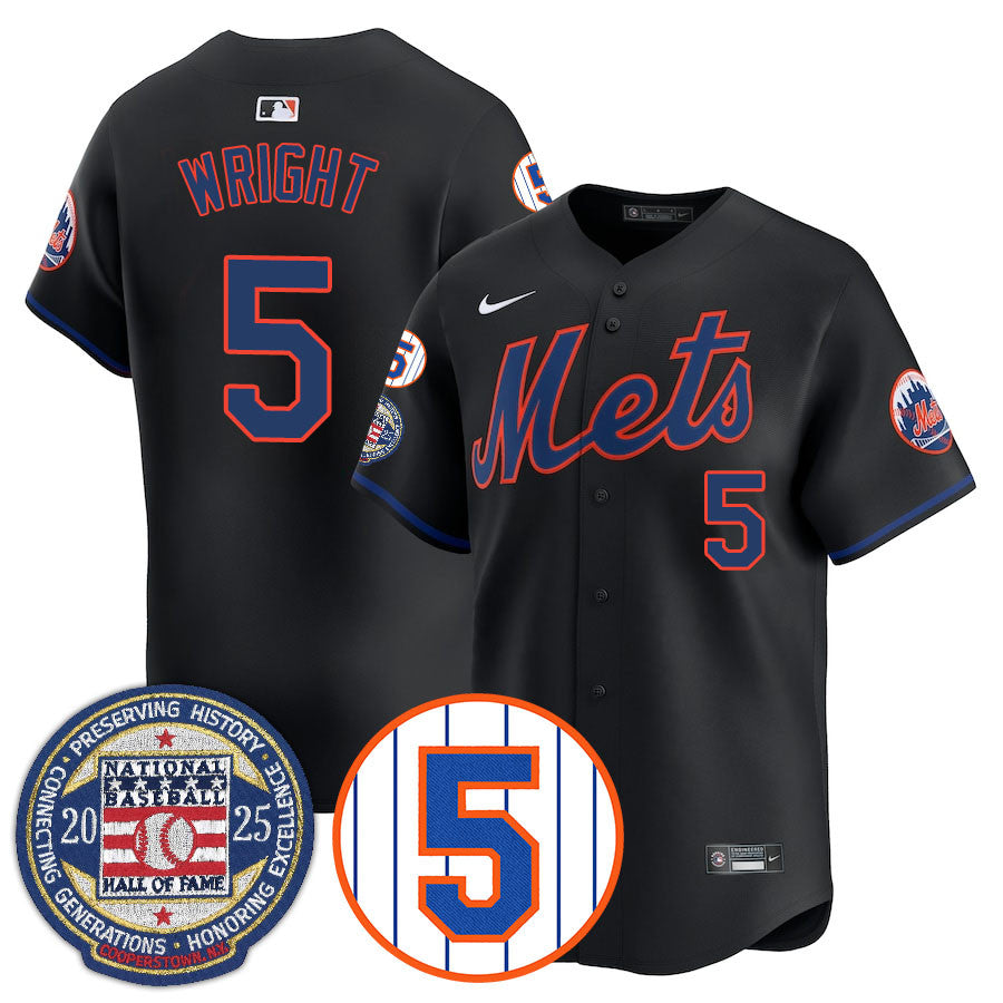 Men's New York Mets Number Retirement & Hall of Fame Gold Jersey - All Stitched