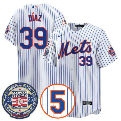 Men's New York Mets Number Retirement & Hall of Fame Gold Jersey - All Stitched