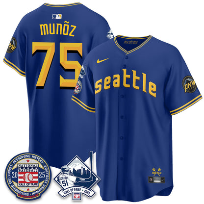 Men's Seattle Mariners Ichiro Number Retirement Jersey V2 - All Stitched