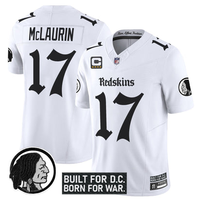 Men's Washington Redskins 'Gothic Capital Edition' Vapor Limited Jersey V2 - All Stitched