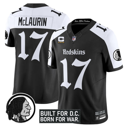 Men's Washington Redskins 'Gothic Capital Edition' Vapor Limited Jersey V2 - All Stitched