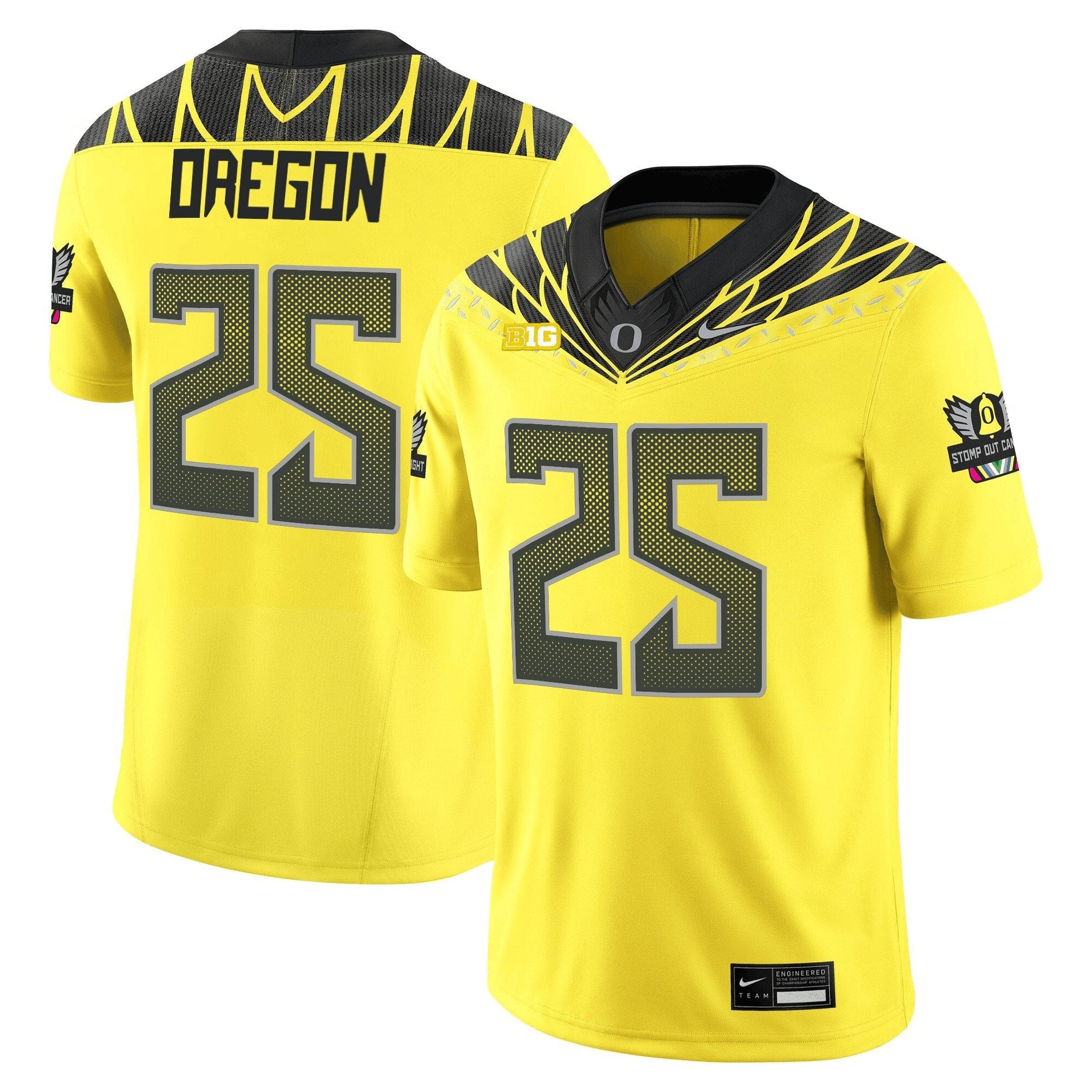 Men's Oregon Ducks 2025 Vapor Limited Jersey V2 - All Stitched