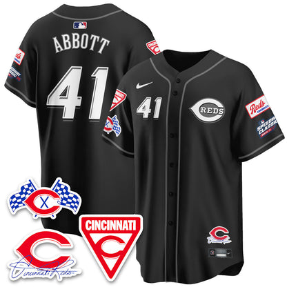 Men's Cincinnati Reds 2025 Speedway Limited Jersey V1 - All Stitched