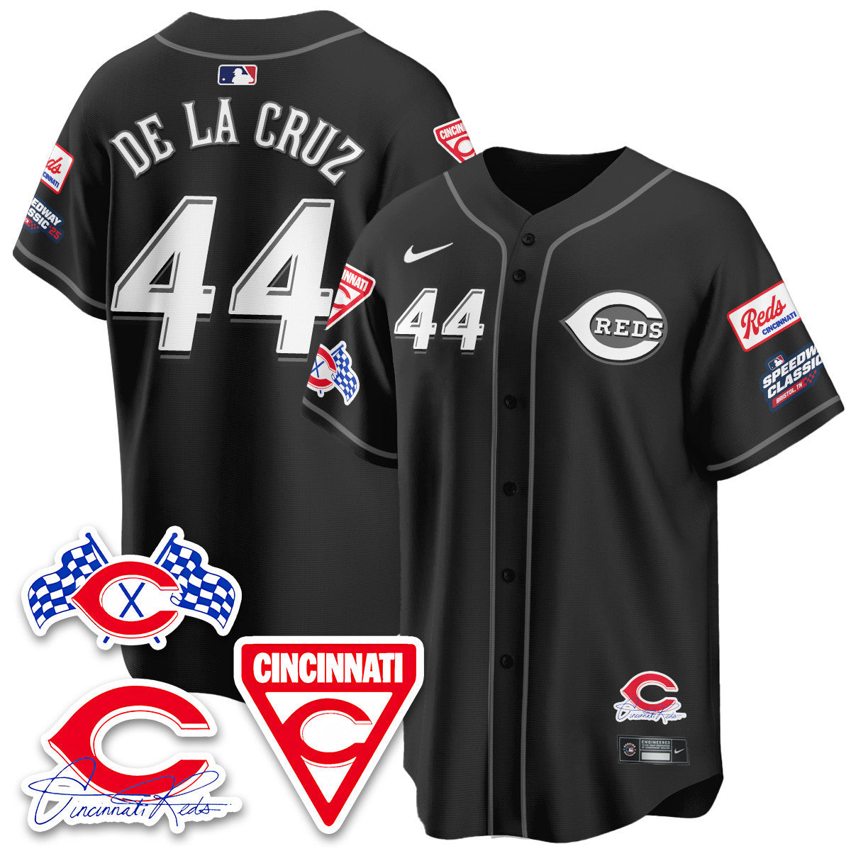 Men's Cincinnati Reds 2025 Speedway Limited Jersey V1 - All Stitched