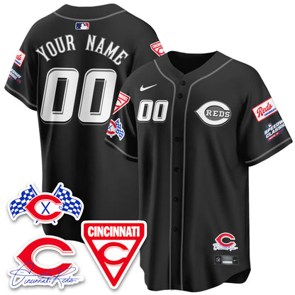 Men's Cincinnati Reds 2025 Speedway Limited Jersey V1 - All Stitched