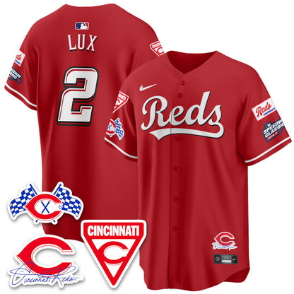 Men's Cincinnati Reds 2025 Speedway Limited Jersey V1 - All Stitched