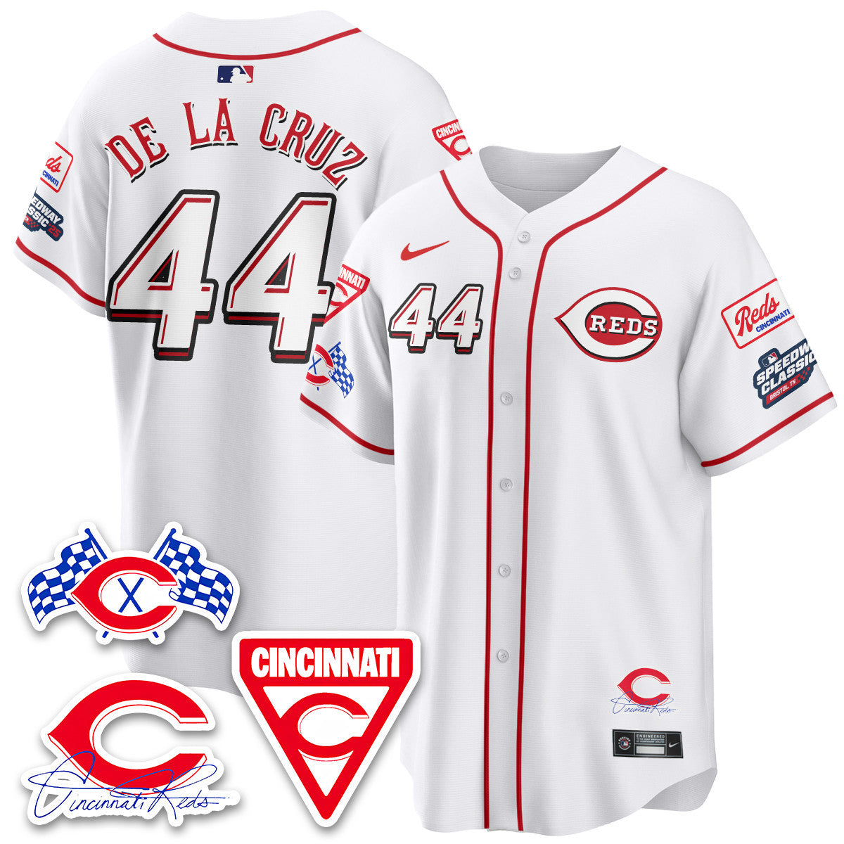 Men's Cincinnati Reds 2025 Speedway Limited Jersey V1 - All Stitched