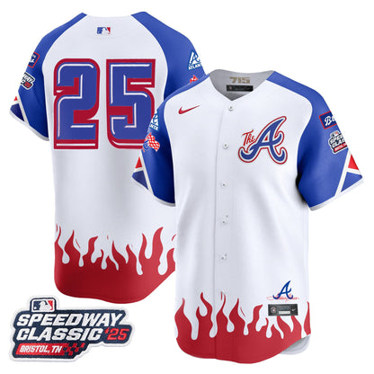 Atlanta Braves 2025 Speedway Classic Limited Jersey V2 - All Stitched