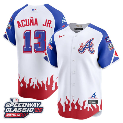 Atlanta Braves 2025 Speedway Classic Limited Jersey V2 - All Stitched