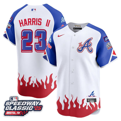 Atlanta Braves 2025 Speedway Classic Limited Jersey V2 - All Stitched