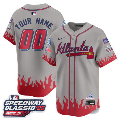 Atlanta Braves 2025 Speedway Classic Limited Custom Jersey V2 - All Stitched