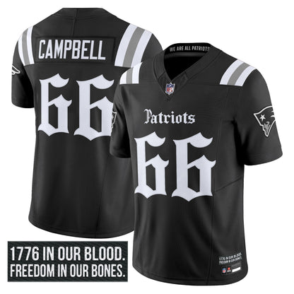 Men's New England Patriots 'Gothic Revolution Edition' Vapor Limited Jersey - All Stitched