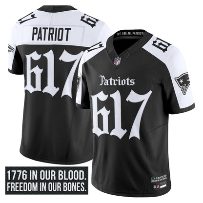 Men's New England Patriots 'Gothic Revolution Edition' Vapor Limited Jersey - All Stitched