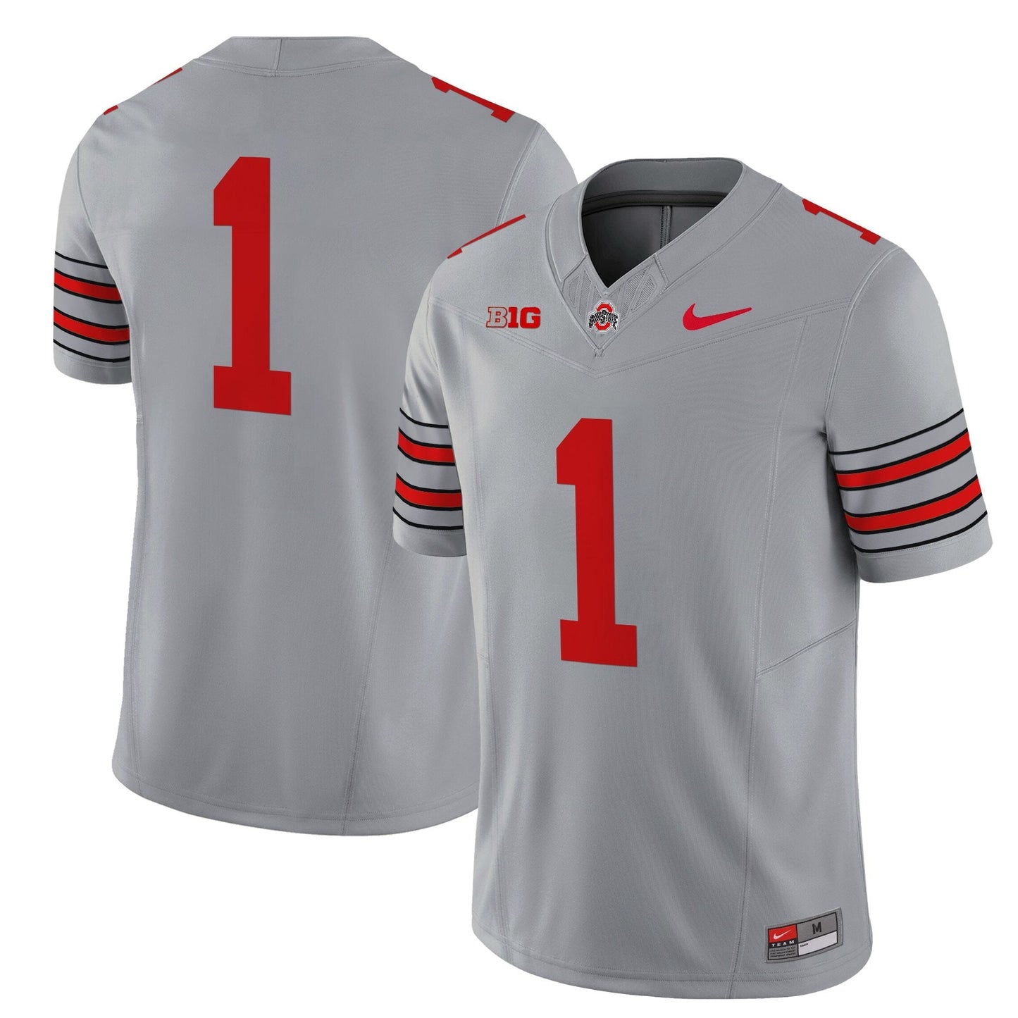 Men's Ohio State Buckeyes 'Heritage Stripe' 2025/26 Vapor Limited Jersey - All Stitched