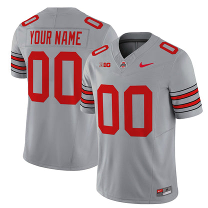 Ohio State Buckeyes 'Heritage Stripe' 2025/26 Vapor Limited Custom Jersey - All Stitched