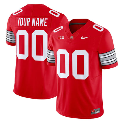 Ohio State Buckeyes 'Heritage Stripe' 2025/26 Vapor Limited Custom Jersey - All Stitched