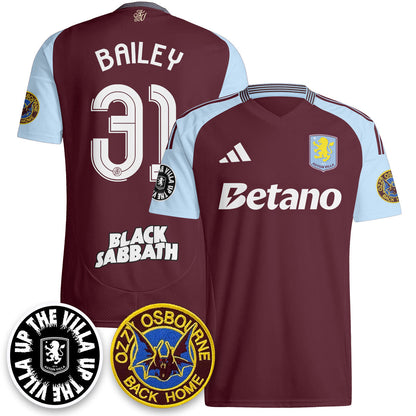 Men's Aston Villa Ozzy Osbourne Back Home Jersey - Printed