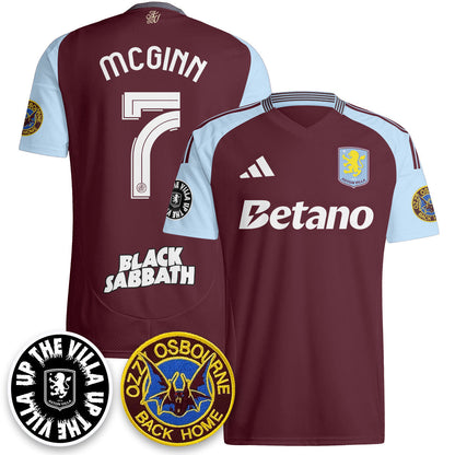 Men's Aston Villa Ozzy Osbourne Back Home Jersey - Printed