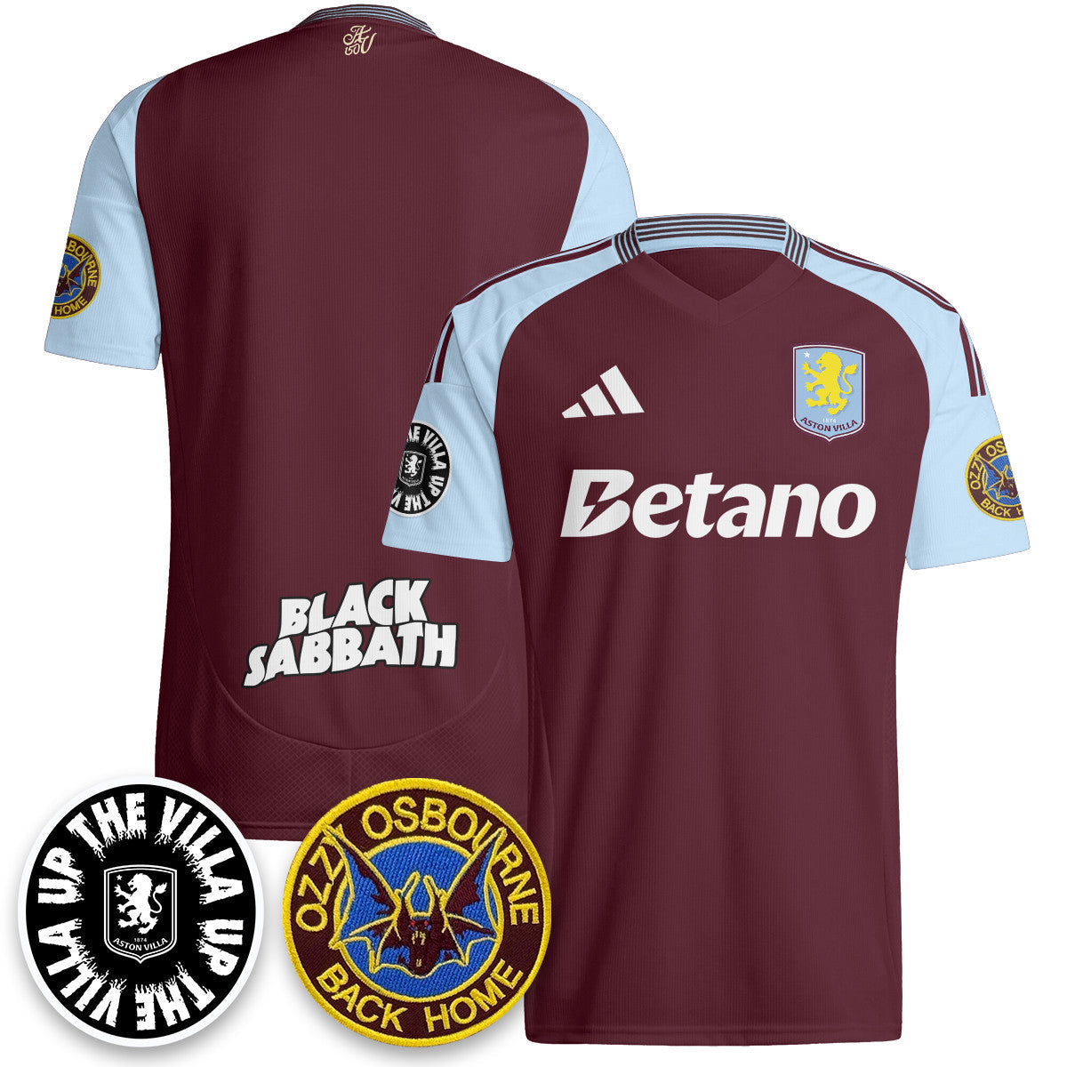 Aston Villa Ozzy Osbourne Back Home Jersey - Printed