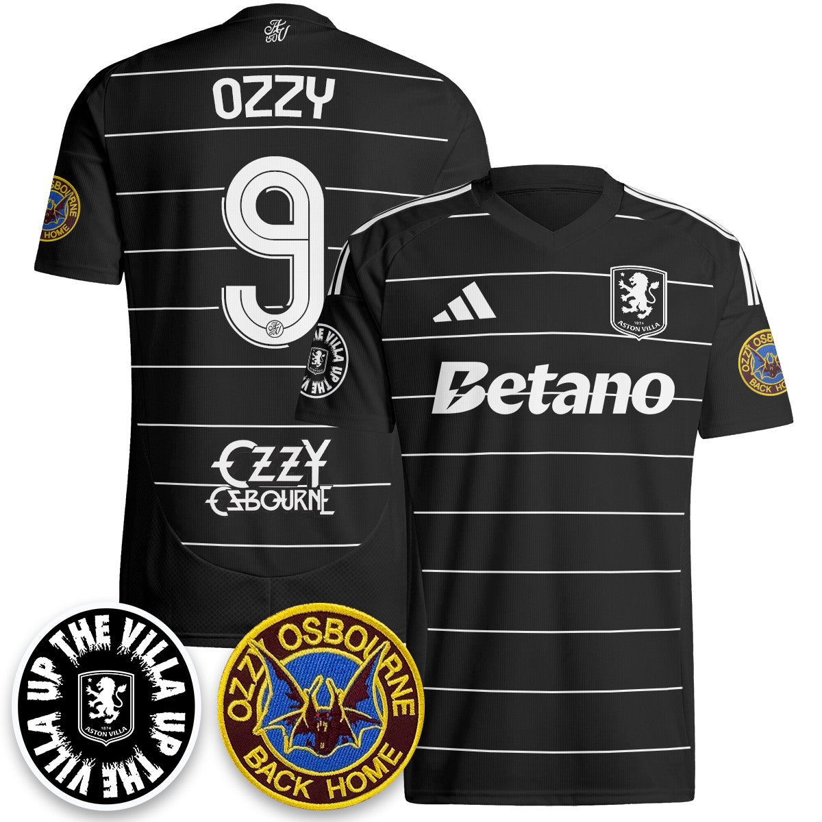 Men's Aston Villa Ozzy Osbourne Back Home Jersey - Printed