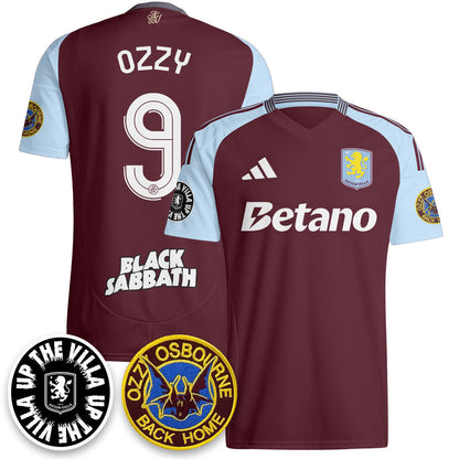 Men's Aston Villa Ozzy Osbourne Back Home Jersey - Printed
