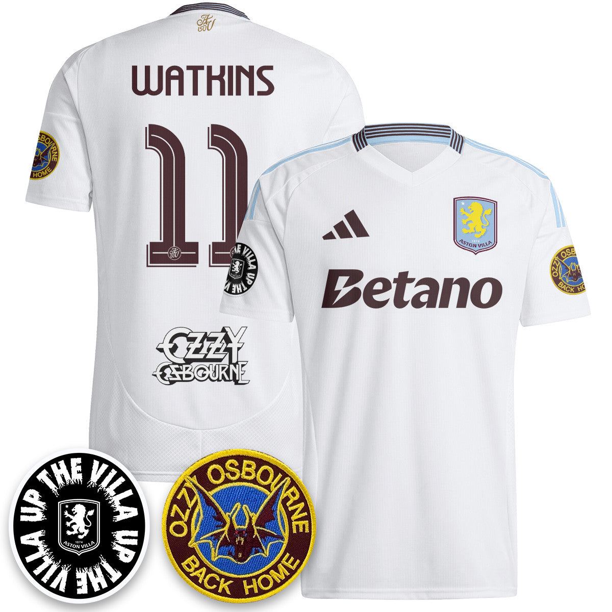 Men's Aston Villa Ozzy Osbourne Back Home Jersey - Printed