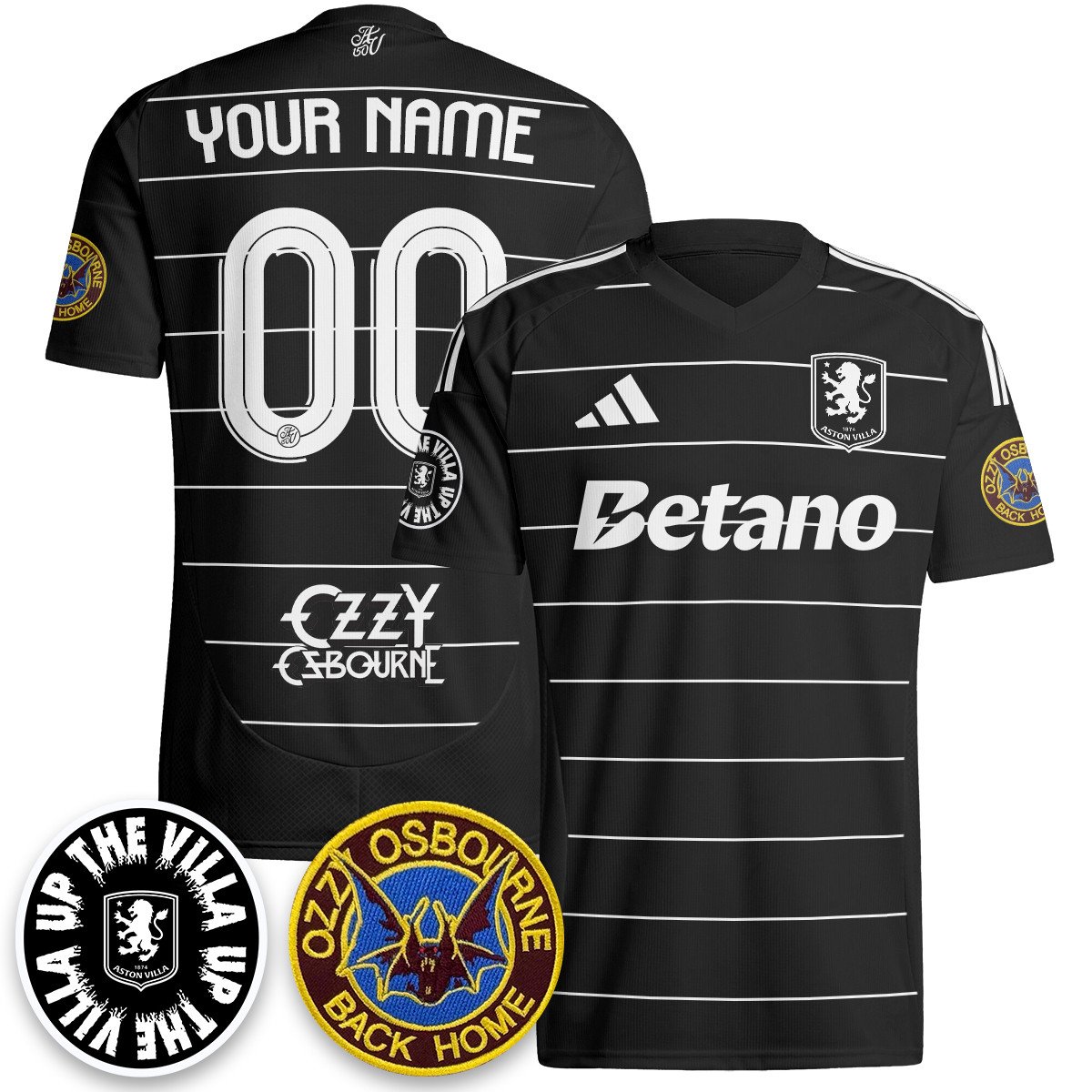 Men's Aston Villa Ozzy Osbourne Back Home Jersey - Printed