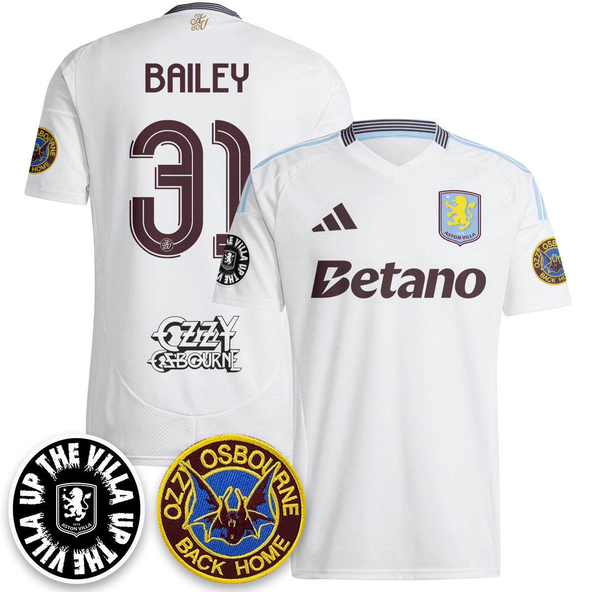 Men's Aston Villa Ozzy Osbourne Back Home Jersey - Printed