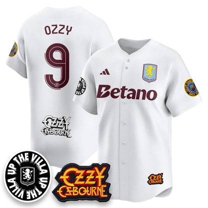 Men's Aston Villa Ozzy Osbourne Back Home Baseball Jersey - All Stitched