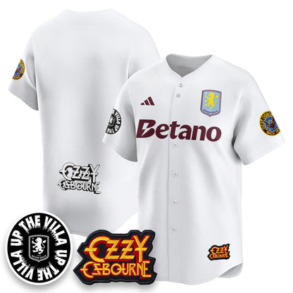Men's Aston Villa Ozzy Osbourne Back Home Baseball Jersey - All Stitched
