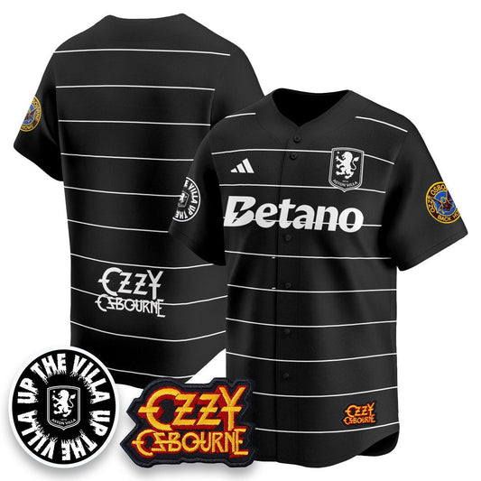 Men's Aston Villa Ozzy Osbourne Back Home Baseball Jersey - All Stitched