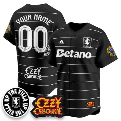 Men's Aston Villa Ozzy Osbourne Back Home Baseball Jersey - All Stitched