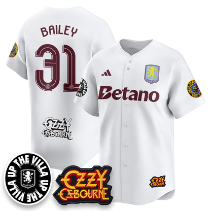 Men's Aston Villa Ozzy Osbourne Back Home Baseball Jersey - All Stitched