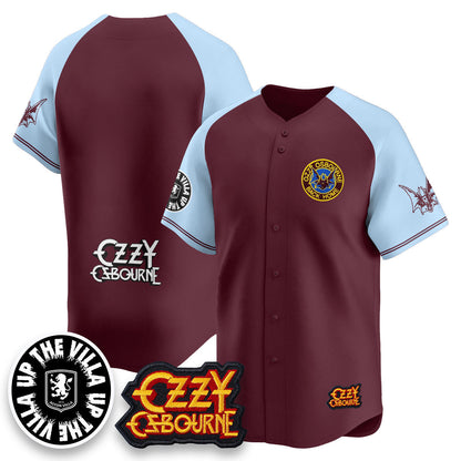 Men's Aston Villa Ozzy Osbourne Back Home Baseball Jersey - All Stitched