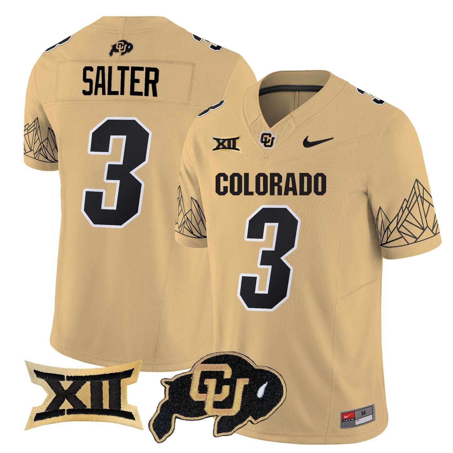 Men's Colorado Buffaloes 2025 Vapor Limited Jersey V2 - All Stitched
