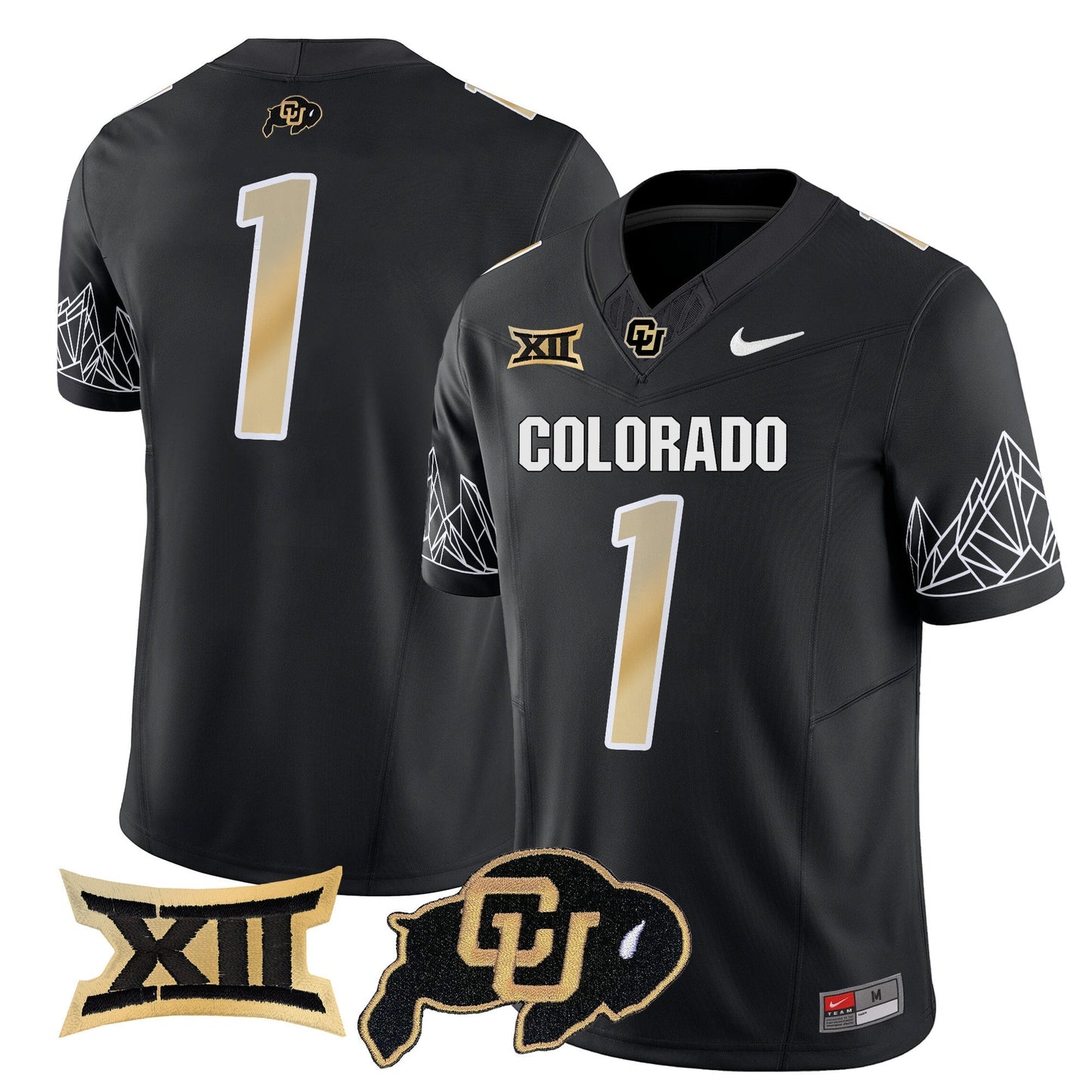 Men's Colorado Buffaloes 2025 Vapor Limited Jersey V2 - All Stitched