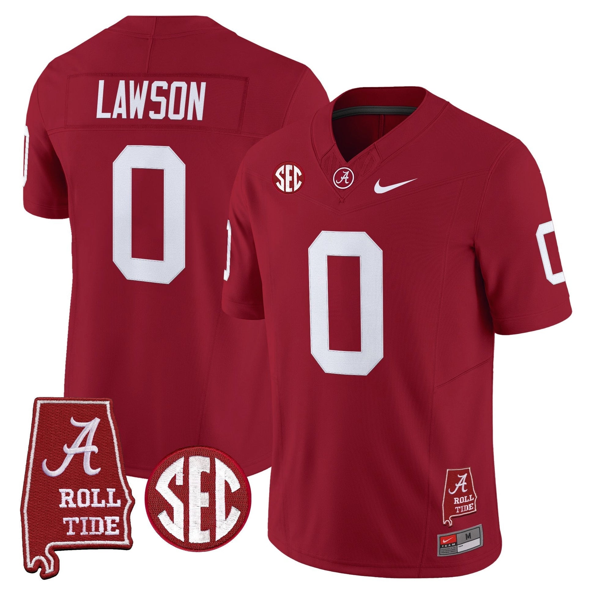 Men's Alabama Crimson Tide Throwback Vapor Limited Jersey - Alabama Map - All Stitched
