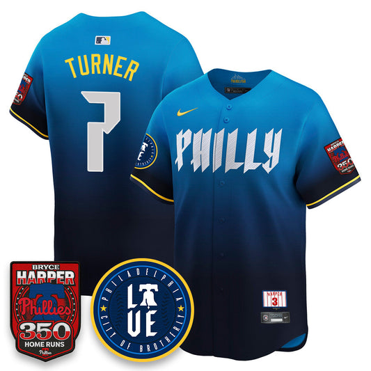 Men's Bryce Harper Philadelphia Phillies 350 Home Runs Jersey - All Stitched