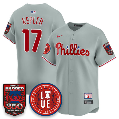 Men's Bryce Harper Philadelphia Phillies 350 Home Runs Jersey - All Stitched