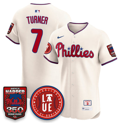Men's Bryce Harper Philadelphia Phillies 350 Home Runs Jersey - All Stitched